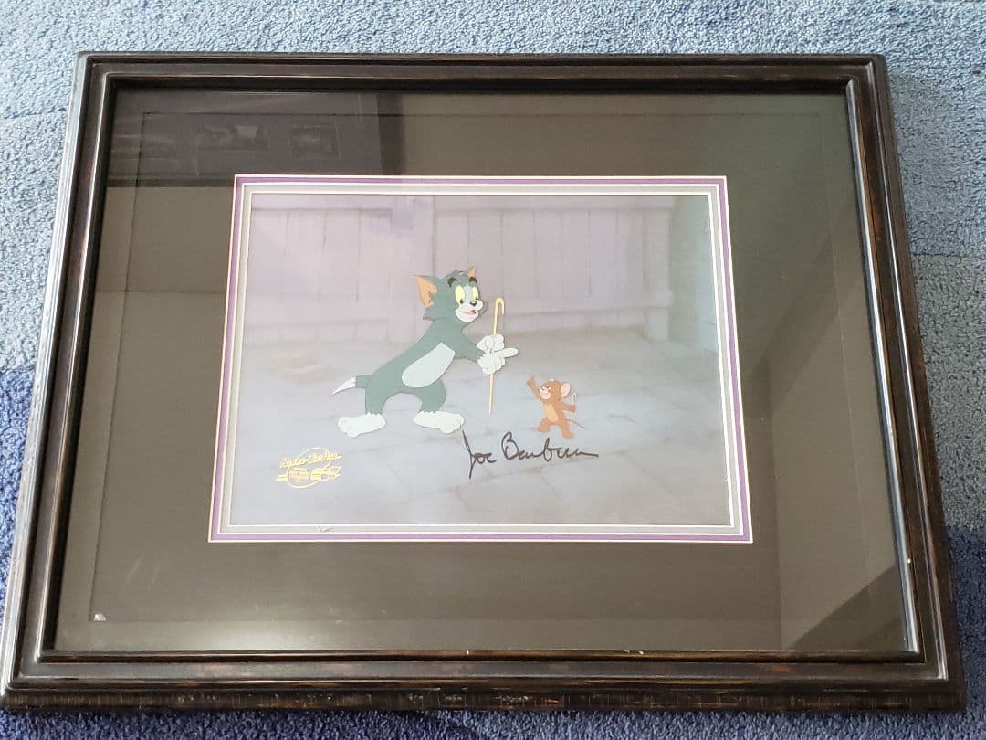 トムとジェリー Tom and Jerry セル画 サイン付き