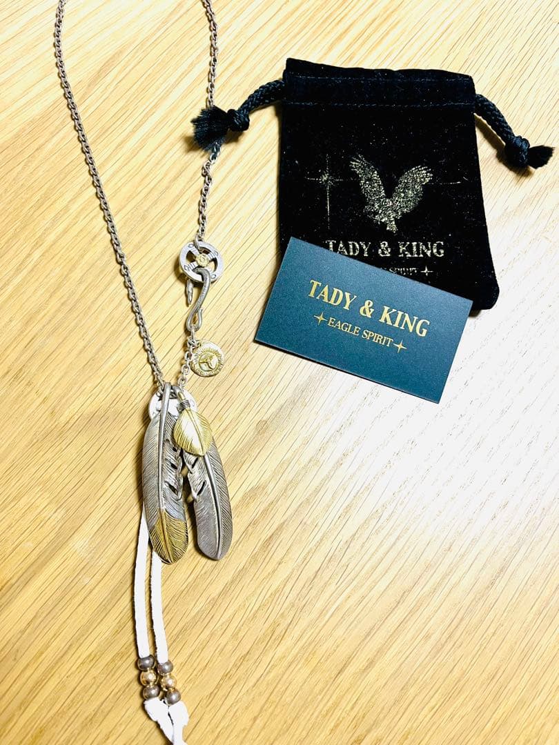 TADY & KING 特大フェザーネックレス 楽天市場】TADY&KING特大爪SVフェザーK18イーグル : TADY＆KING楽天市場店