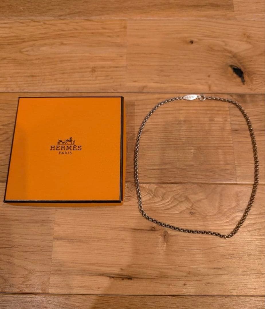 HERMES ロールチェーンネックレス 925 シルバー 40cm 最終値下げ