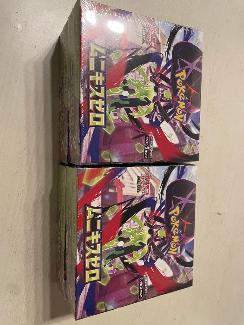 ポケモンカードゲーム ムニキスゼロ 新品未開封シュリンク付4BOX