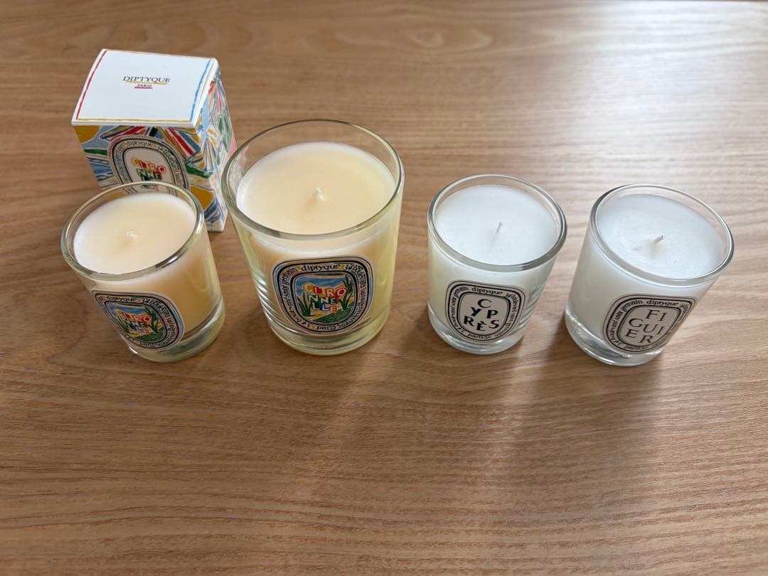 Diptyque アロマキャンドル 4個セット