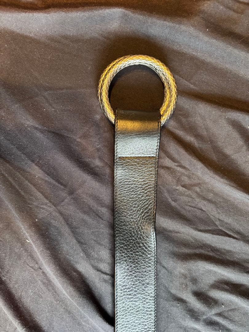 BOTTEGA VENETAボッテガ・ヴェネタ ダブルリングレザーベルト - メルカリ