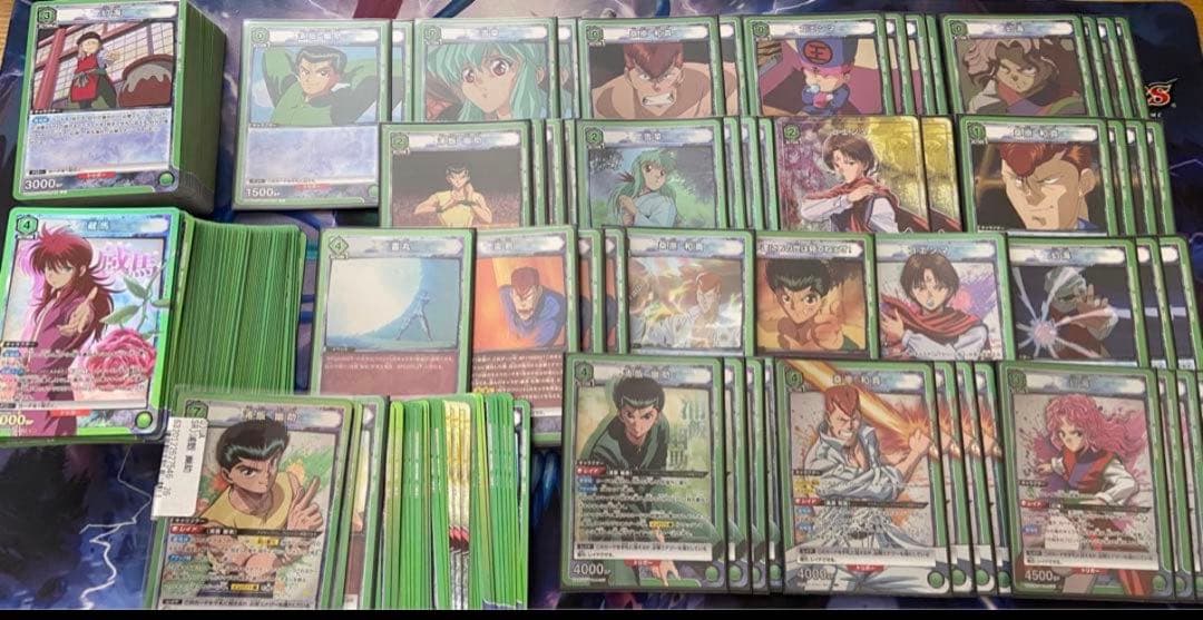 緑 浦飯幽助 デッキ (スリーブパーツ付き) ➕ほぼ4コンセット