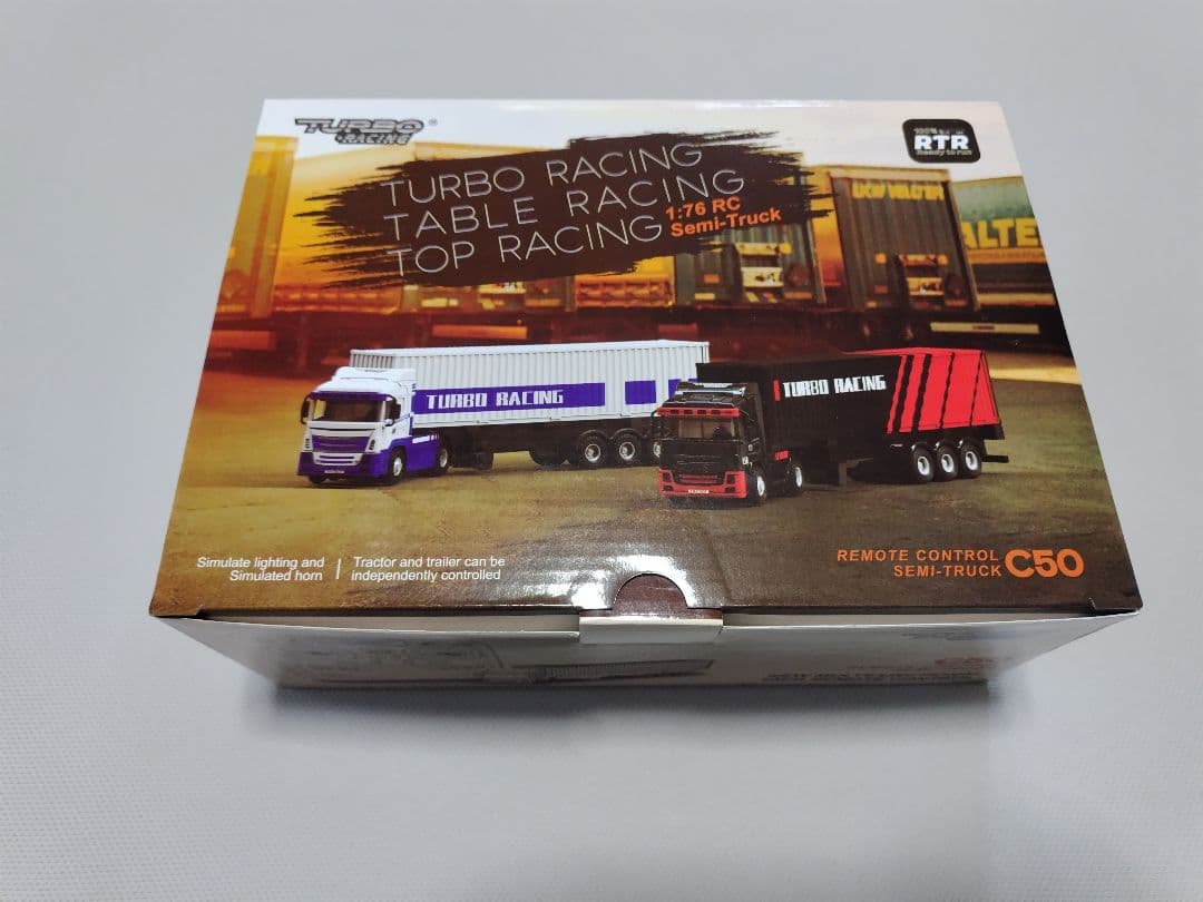 turbo racing 1/76 c50 ラジコンセミトレーラー - メルカリ