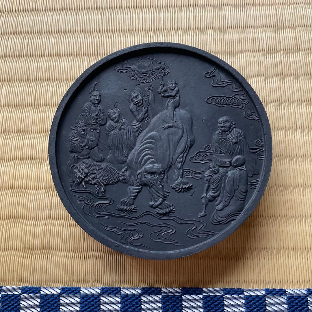 古墨【洗象図】桂林堂製 - メルカリ