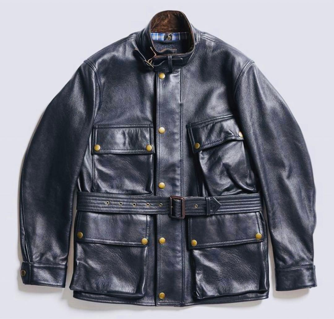 新品 アディクトクローズ◇BMCジャケット AD10 シープ 羊革 ブラック黒