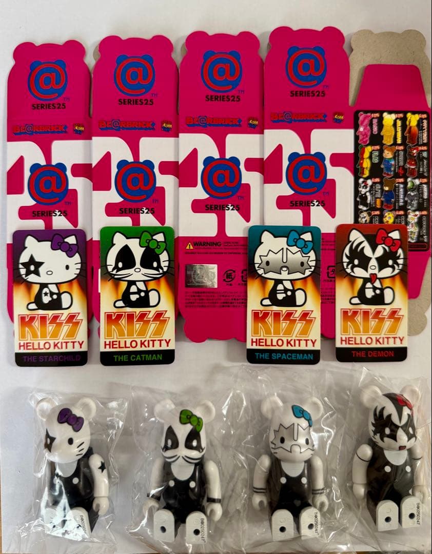 KISS kitty キティ ベアブリック BE@RBRICK 4体セット - メルカリ