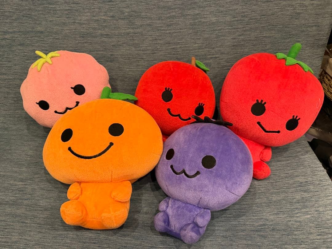 非売品 みかんぼうやとフルーチェメイツ　オリジナルぬいぐるみ　サンエックス 非売品 みかんぼうやとフルーチェメイツ オリジナルぬいぐるみ