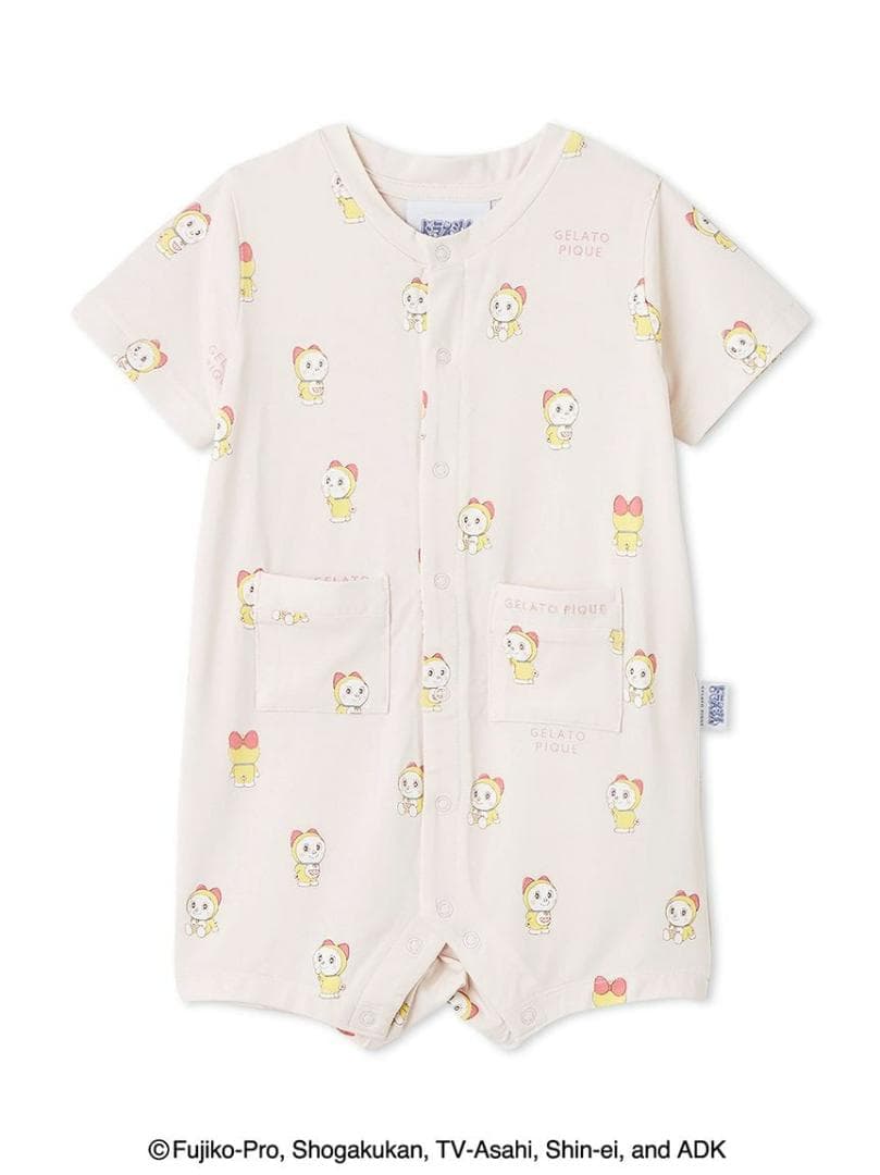 【新品・未使用】gelato pique ロンパース70＆スタイ ドラミちゃん