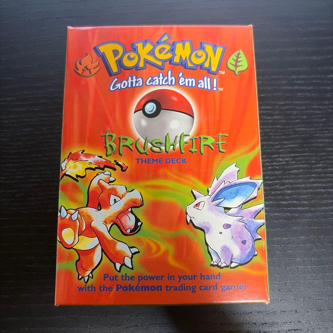 英語版 Pokémon Card BRUSHFIRE THEME DECK Pokémon TCG 