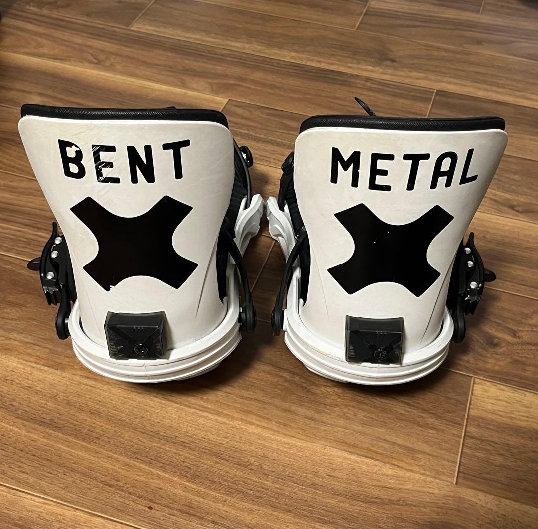 BENT L スノーボードビンディング ホワイト/ブラック