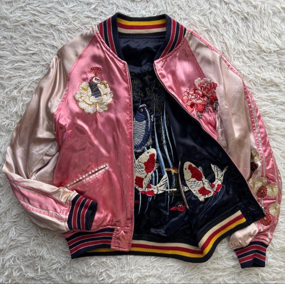 【超激レア良品】ヒューストン　スカジャン　リバーシブル　大幅値下げ可能 HOUSTON（ヒューストン） スカジャン REVERSIBLE VIETNAM JACKET