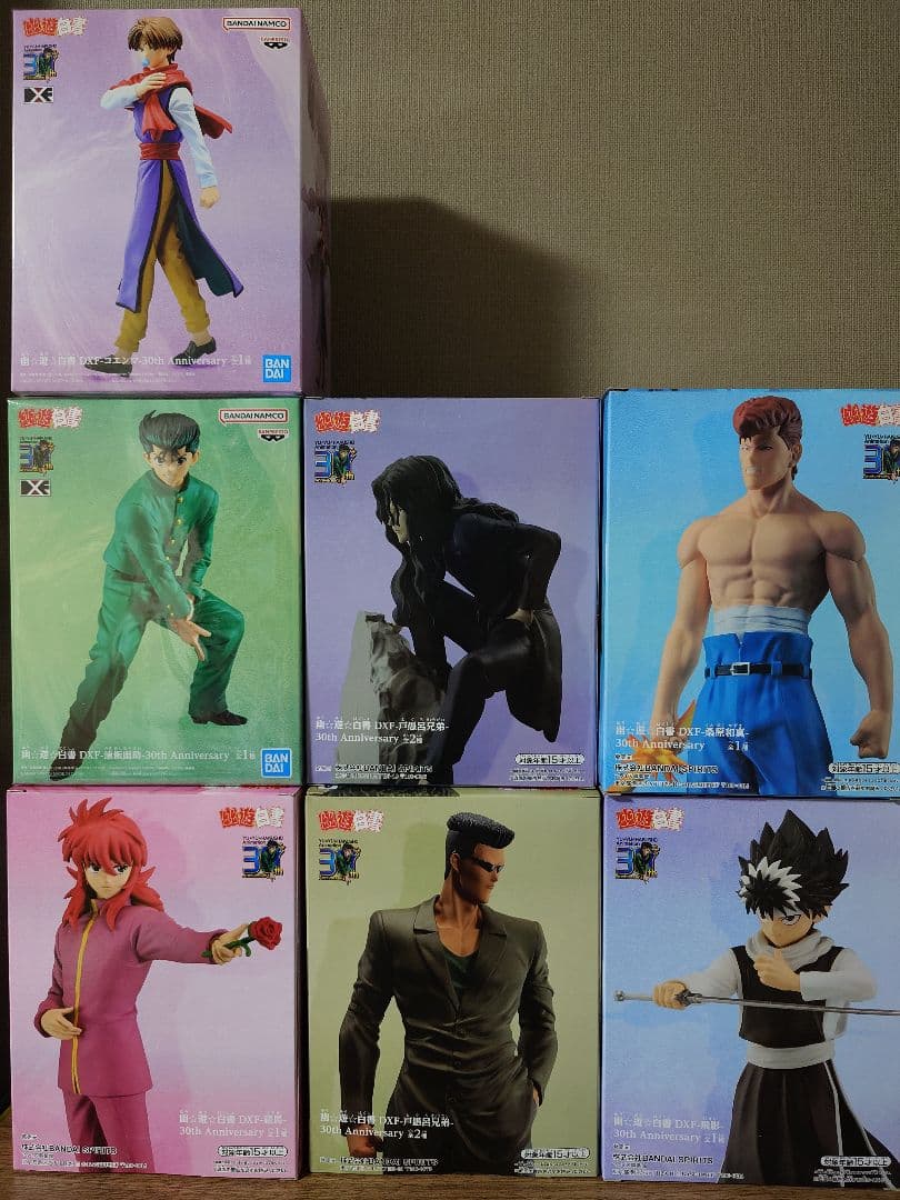 幽遊白書 30th DXF フィギュア 7体セット