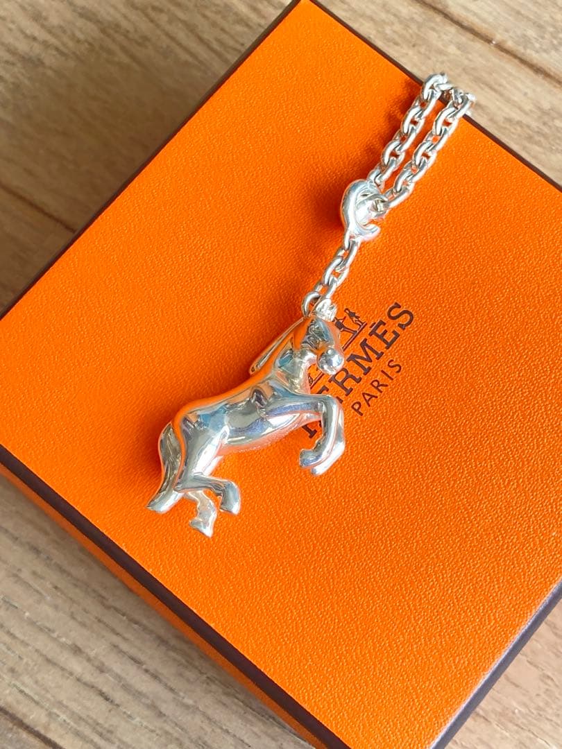 セール　美品！エルメス　シルバー925 キーホルダー