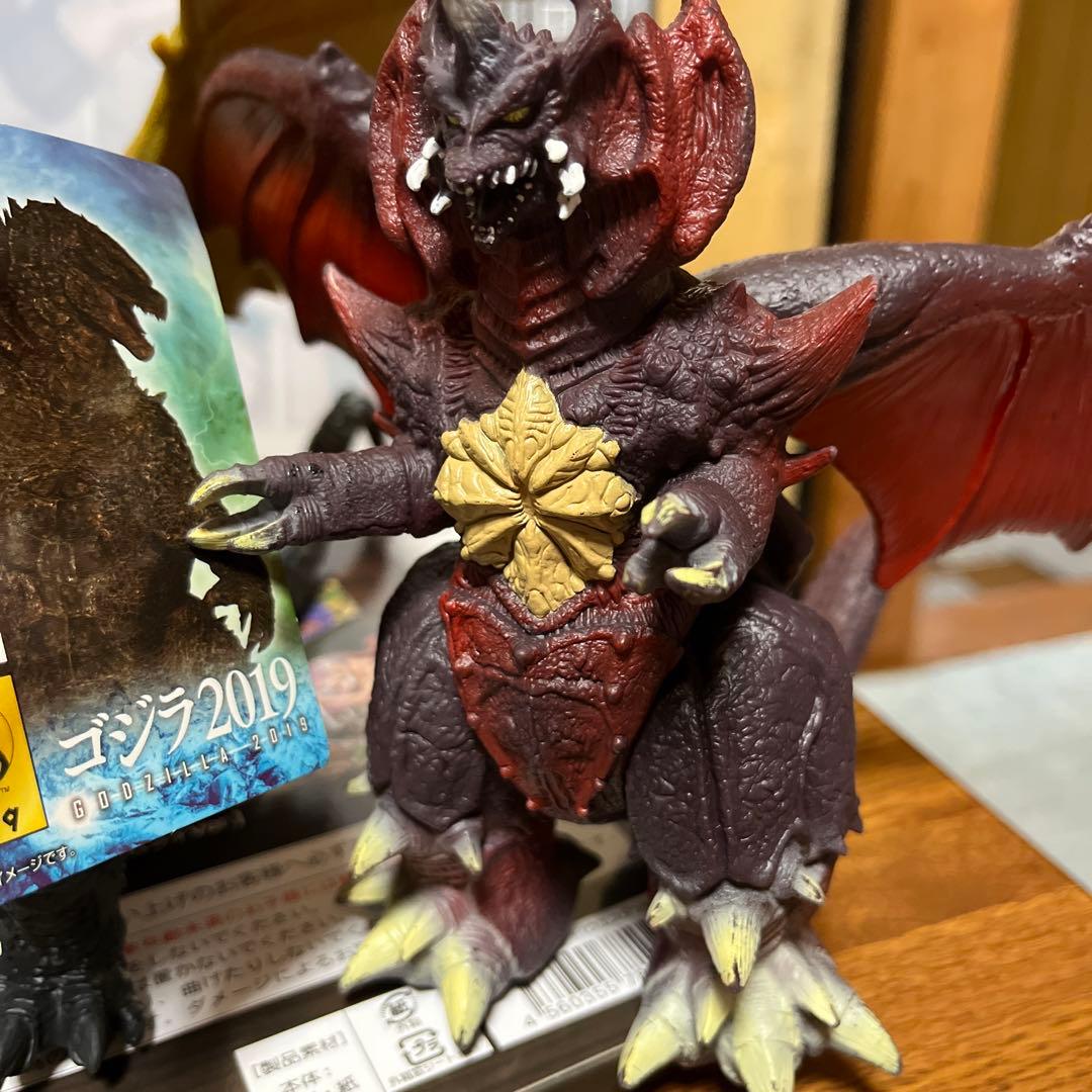 ゴジラ キングギドラ デストロイア メカゴジラ モスラ幼虫ソフト