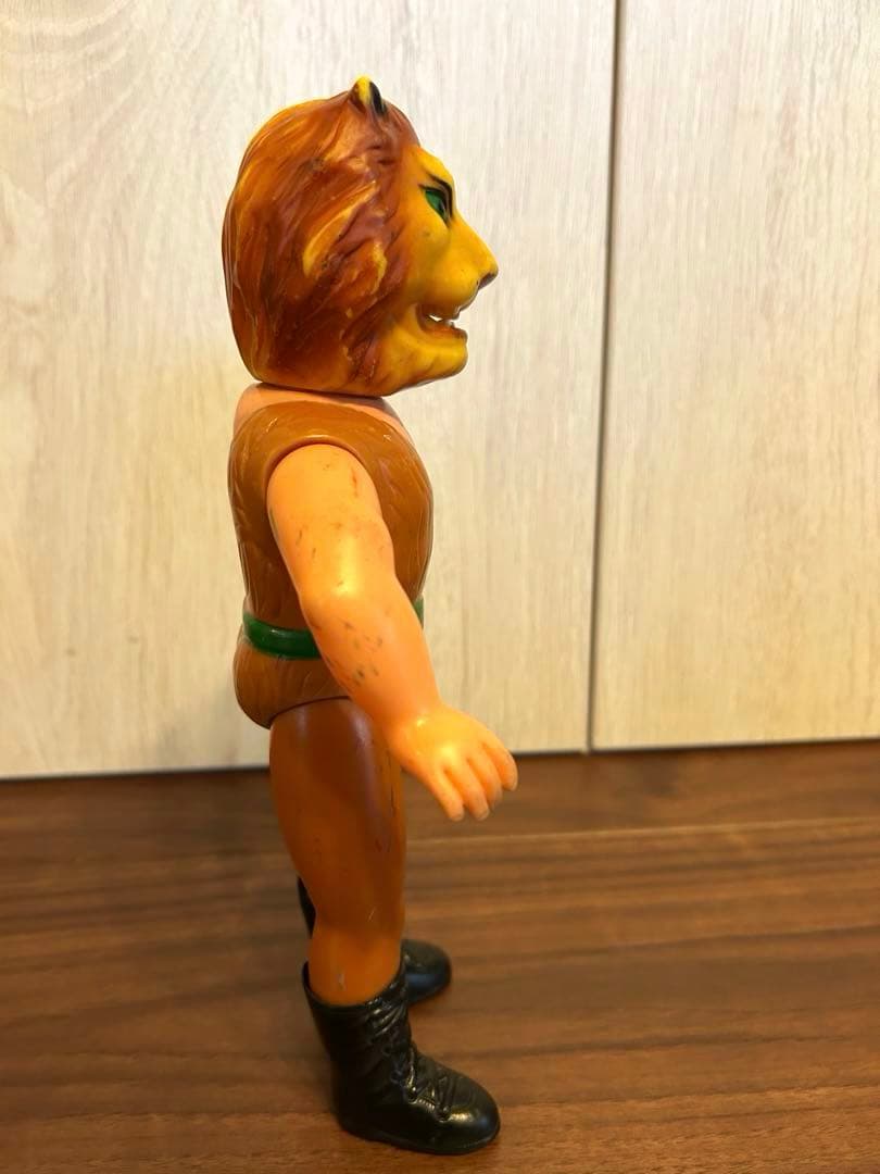 ザ・ライオンマン ソフビ タイガーマスク 当時物 中島製作所 昭和
