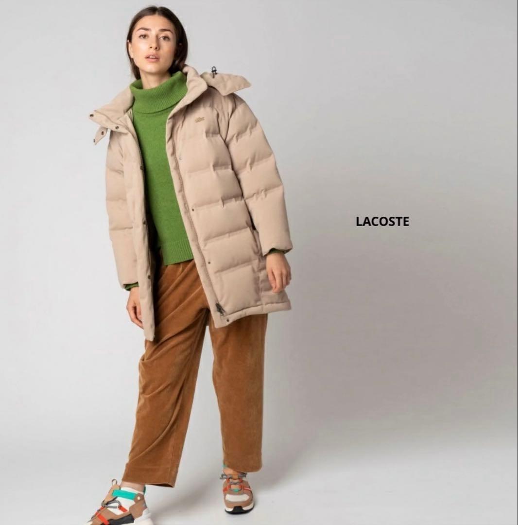 モコ　LACOSTE 定価5万　ダウン　ジャケット　コート　ラコステ
