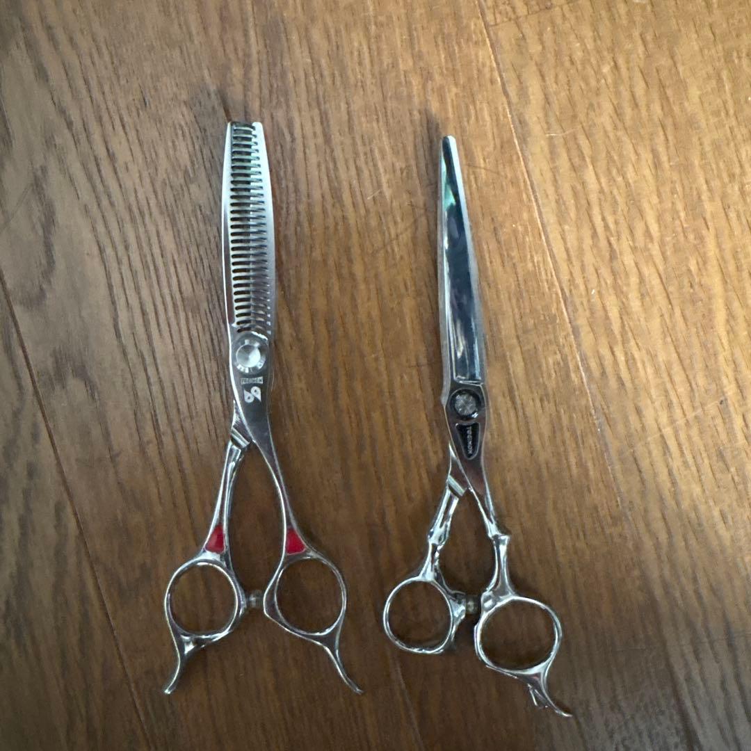 セニングシザー(すきバサミ) 標準サイズ シルバー セニングシザー(すきバサミ) 標準サイズ シルバー