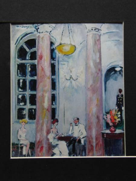 K・ドンゲン、ドーヴィルのホテル、超希少、新品額付、状態良好