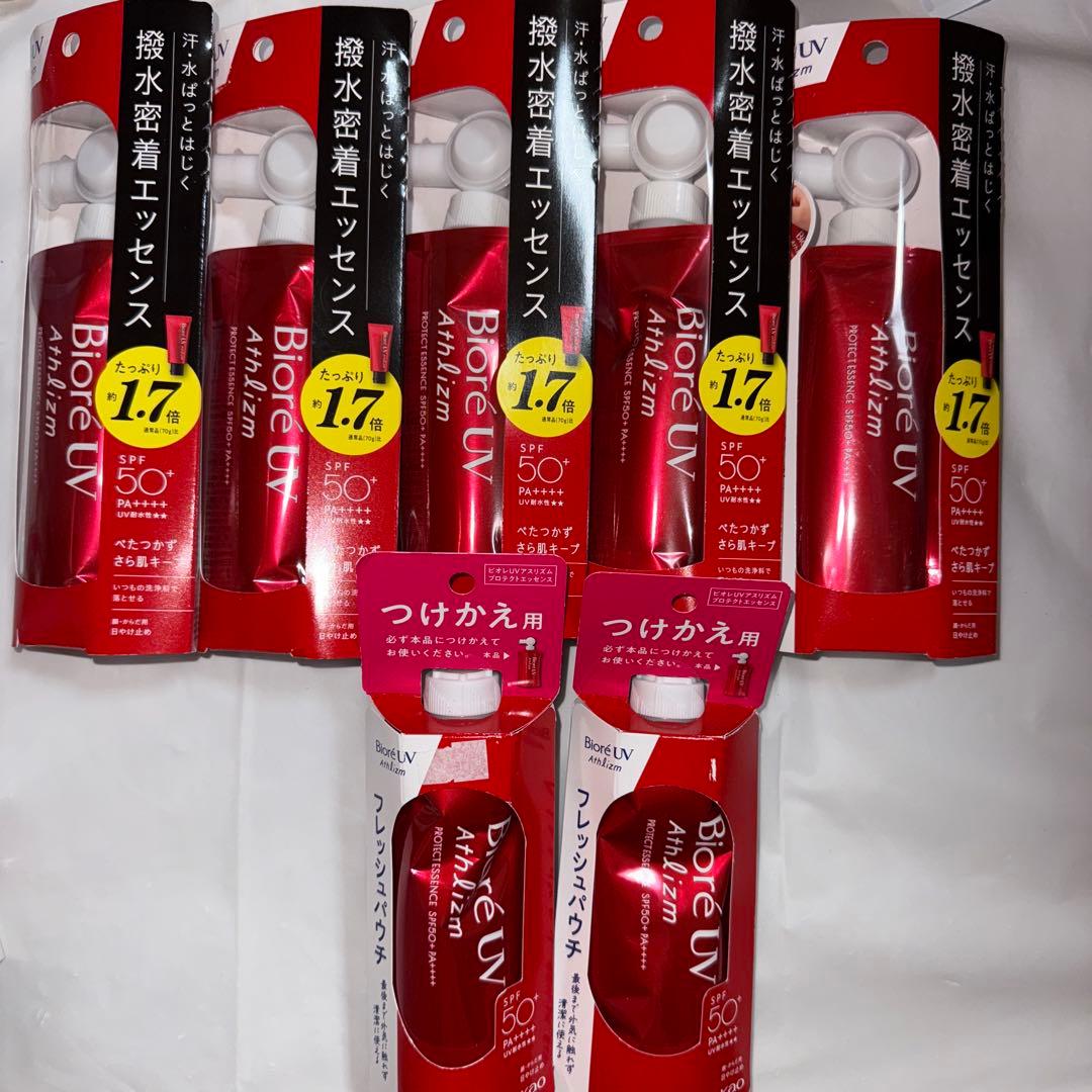 ビオレ アスリズム 日焼け止め フレッシュパウチ 7個セット まとめ売り