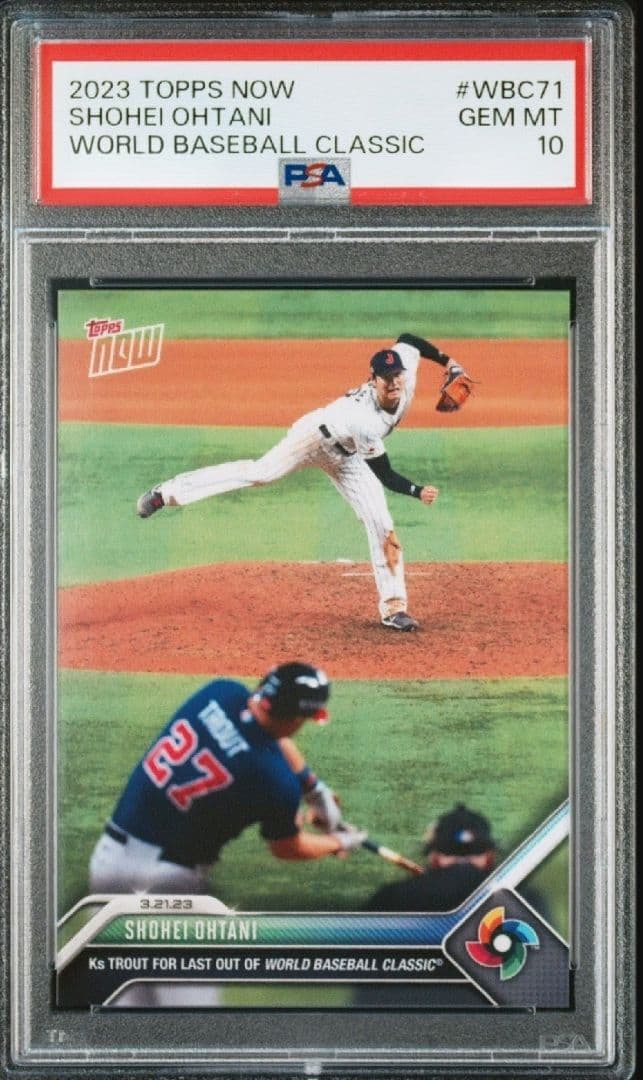PSA10 2023 Topps NOW 大谷翔平 マイク・トラウト WBC - メルカリ