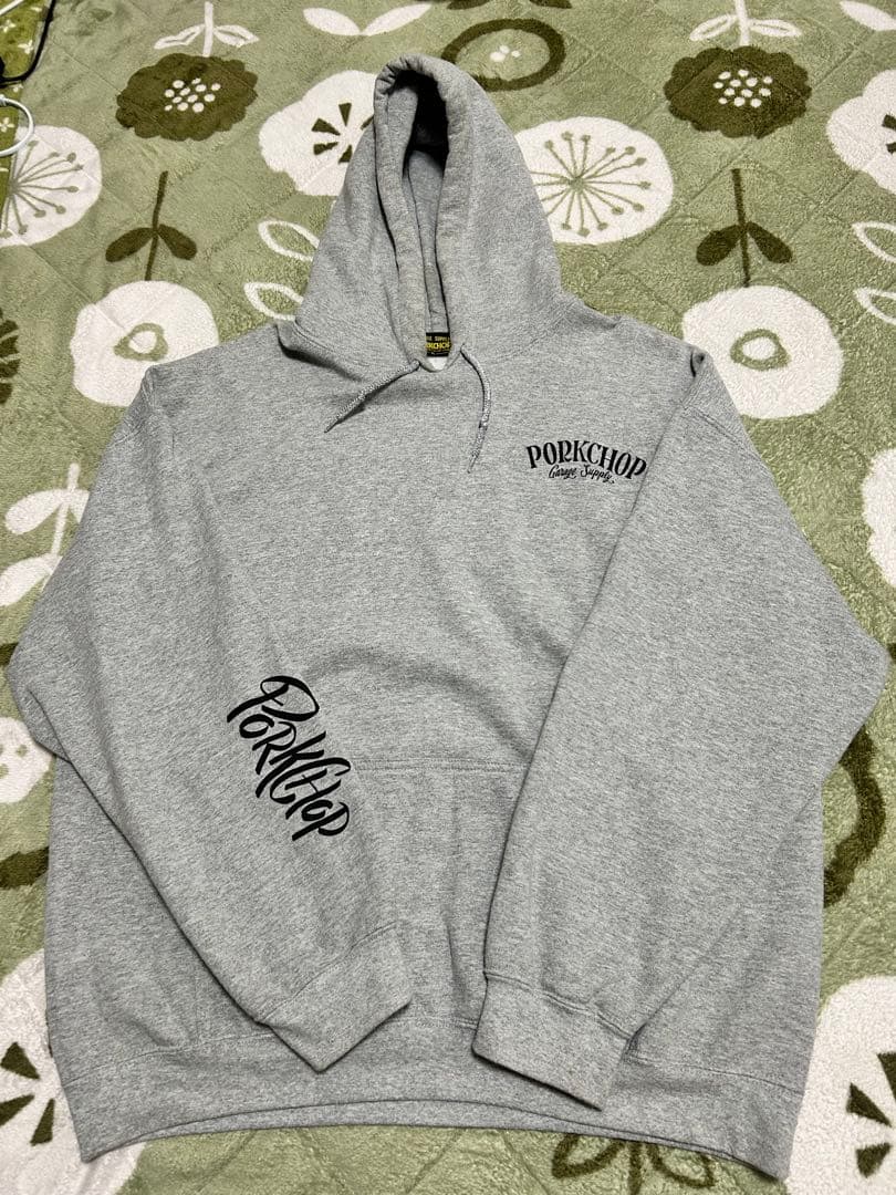 超希少】Pork Chop グレー パーカーXL - メルカリ