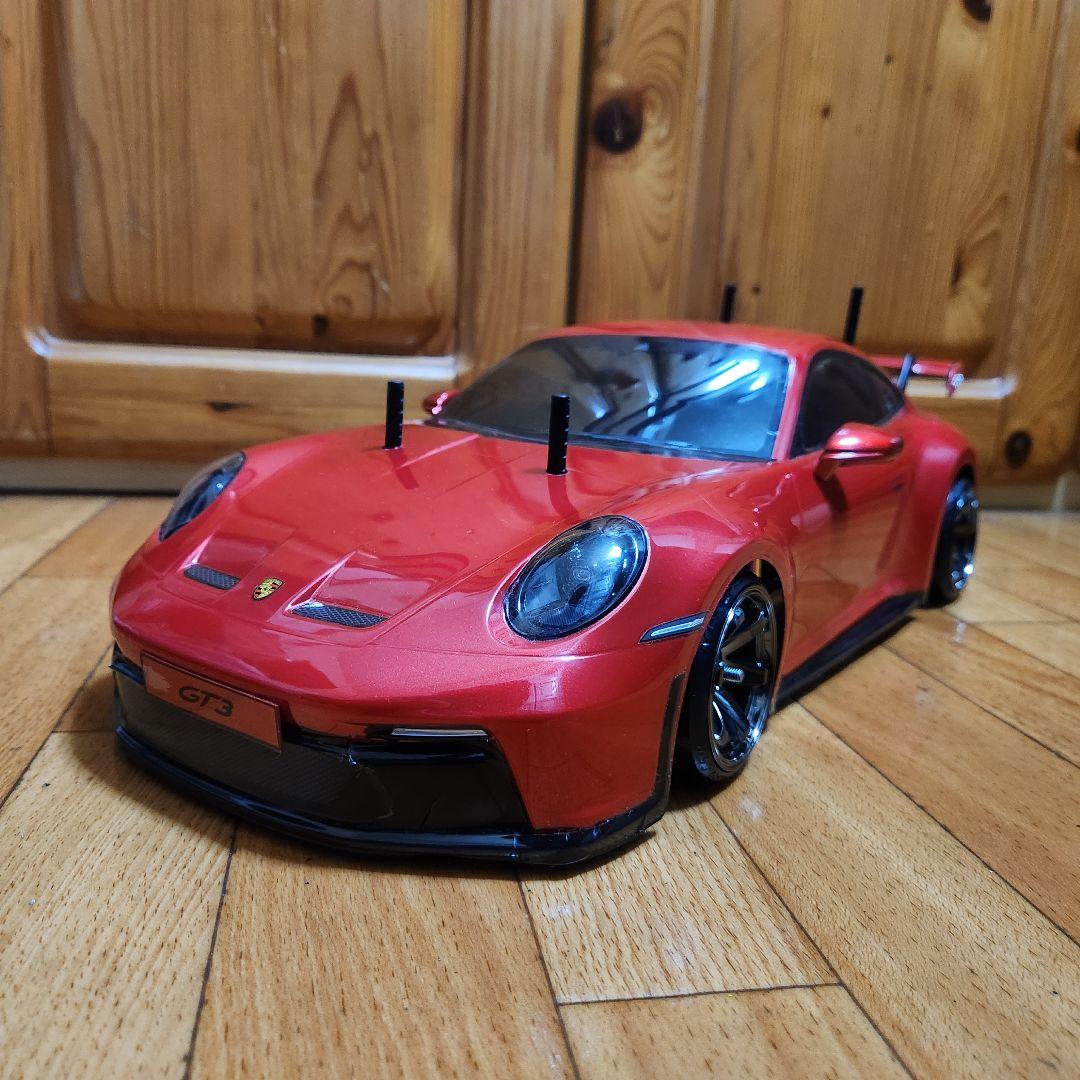 タミヤ　ポルシェ　911 GT3 （992） ボディ　ラジコン　TT01TT02 1/10RC ポルシェ 911 GT3 (992) (TT-02シャーシ): RCモデル｜TAMIYA