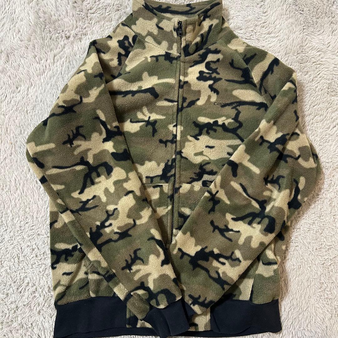 Carhartt カーハート 迷彩柄 フリースジャケット - メルカリ