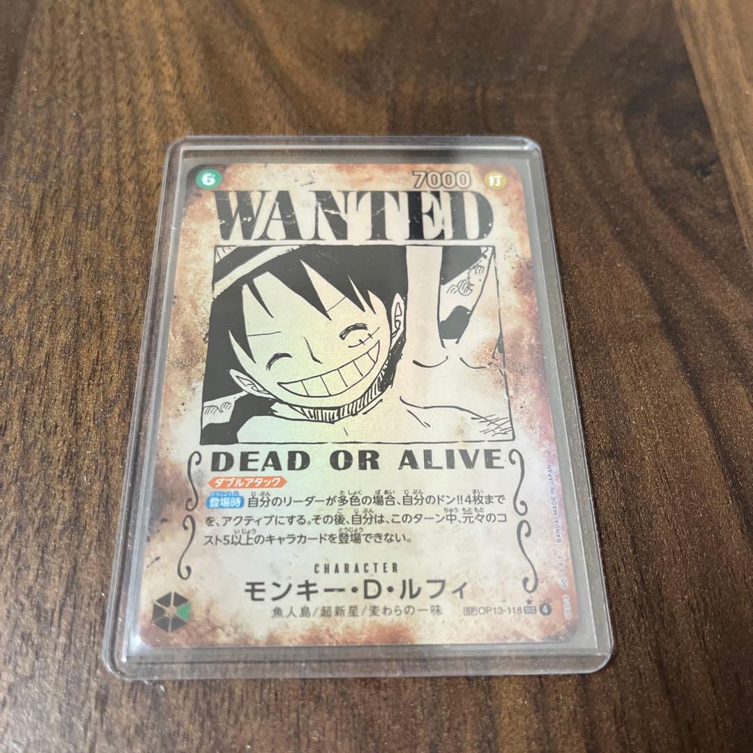 ONE PIECE WANTED モンキー・D・ルフィ　手配書
