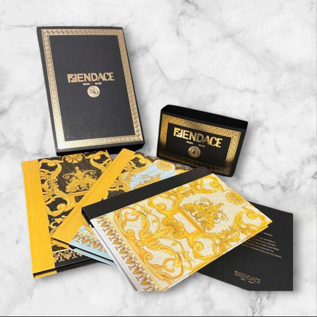 希少　未使　FENDACE フェンダーチェ　フェンディ　ベルサーチ　ノート　3冊 希少 未使 FENDACE フェンダーチェ フェンディ ベルサーチ ノート 3冊