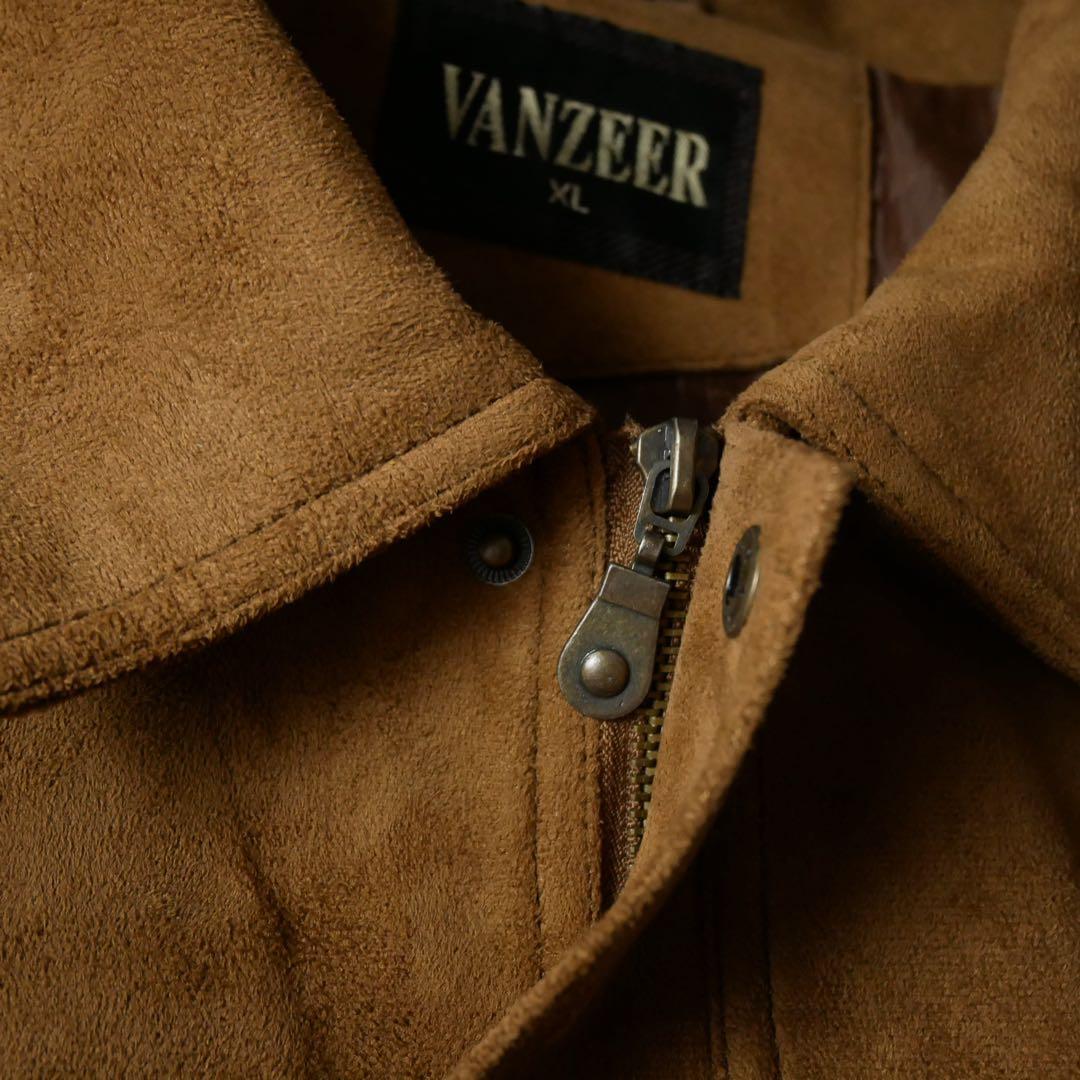 ユーロ A2 スエードレザージャケット キャメル XL - メルカリ