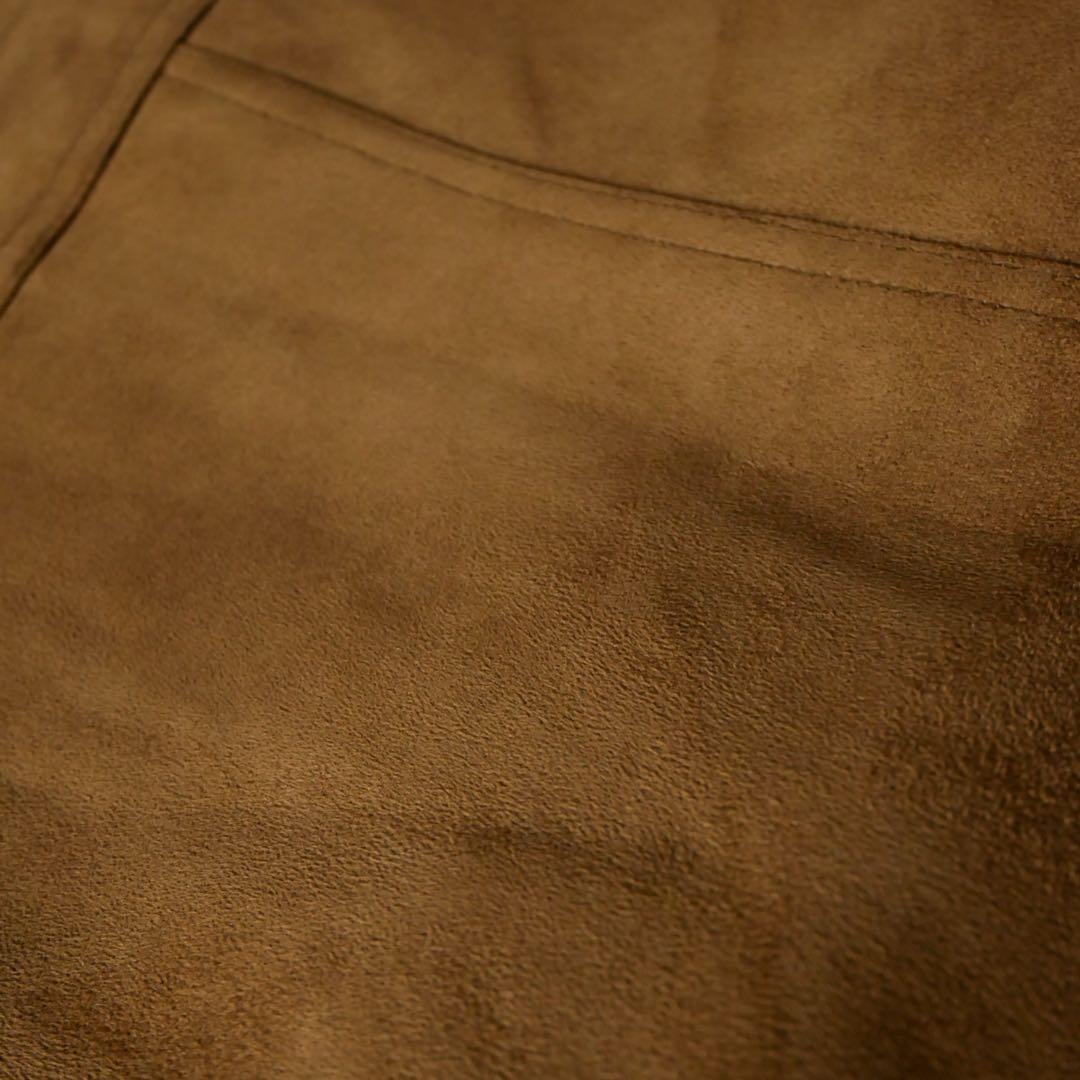 ユーロ A2 スエードレザージャケット キャメル XL - メルカリ