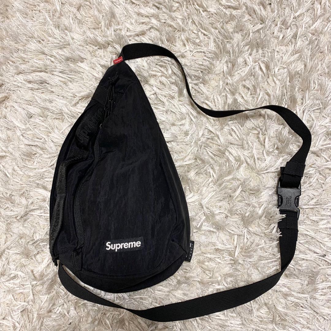 20FW Supreme Sling Bag スリング バッグ 黒 | Shop at Mercari from