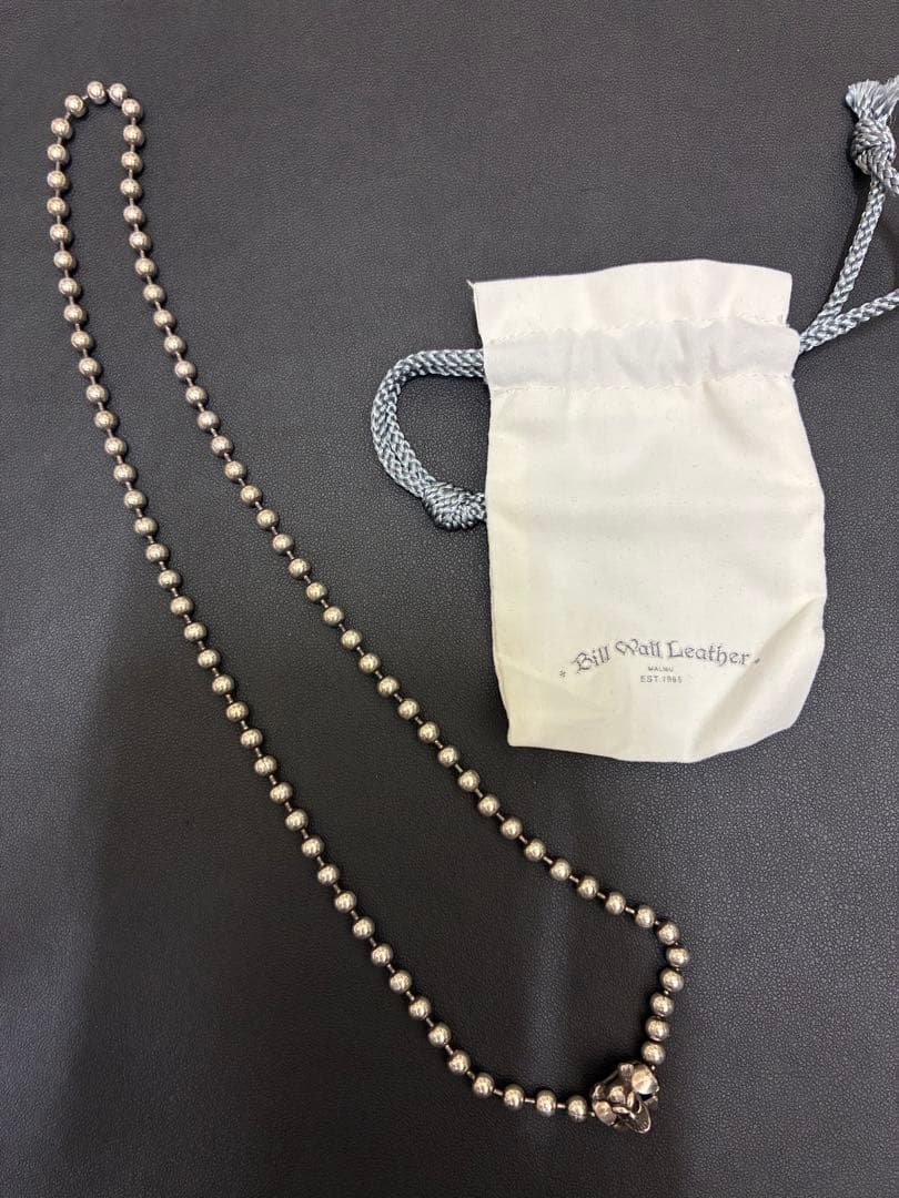 B_Plants 様Bill Wall Leather ボールチェーンネックレス