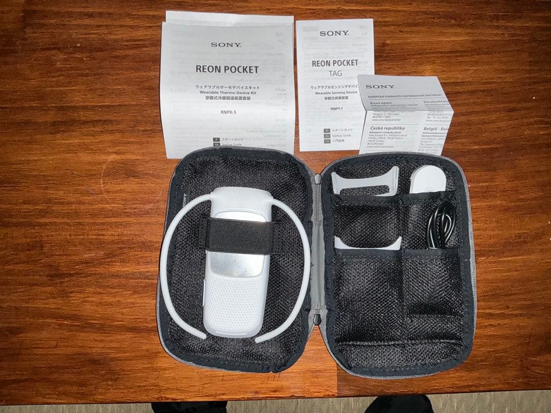 SONY REON POCKET 5 ネッククーラー ホワイト
