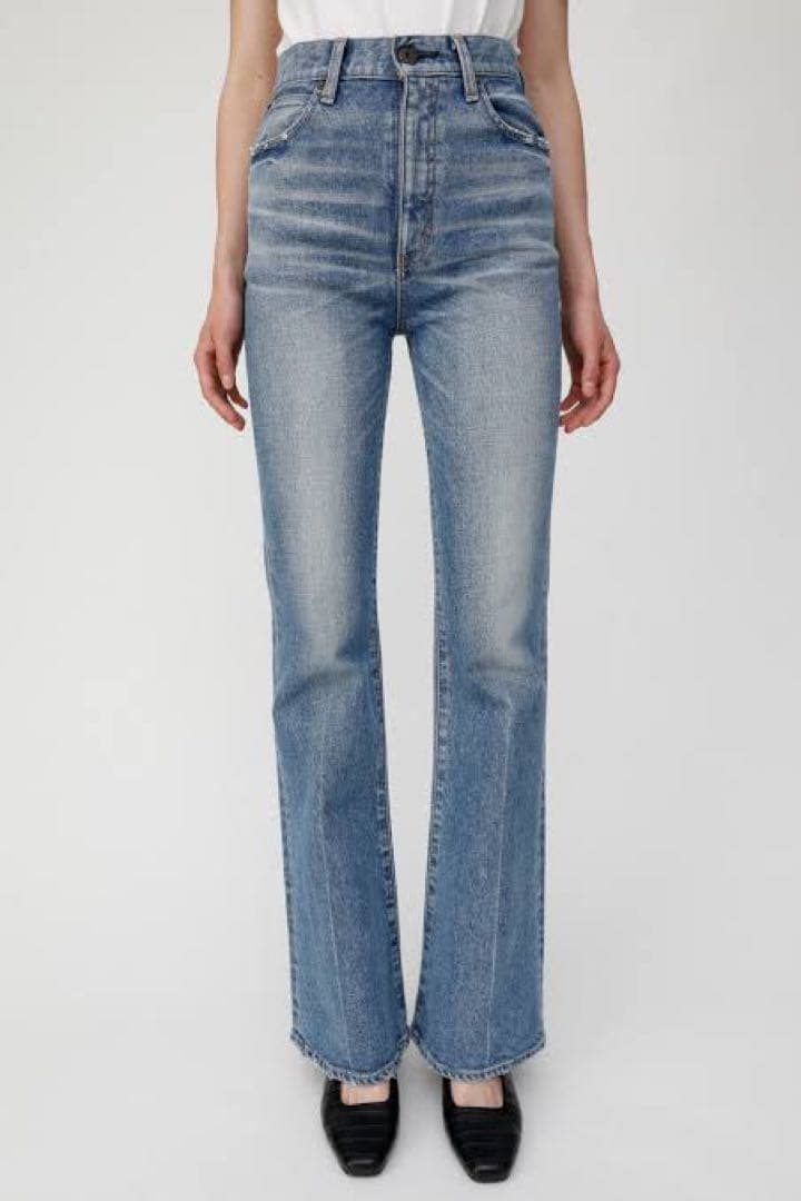 MOUSSY MVS FLARE フレアデニム 23インチ ブルー