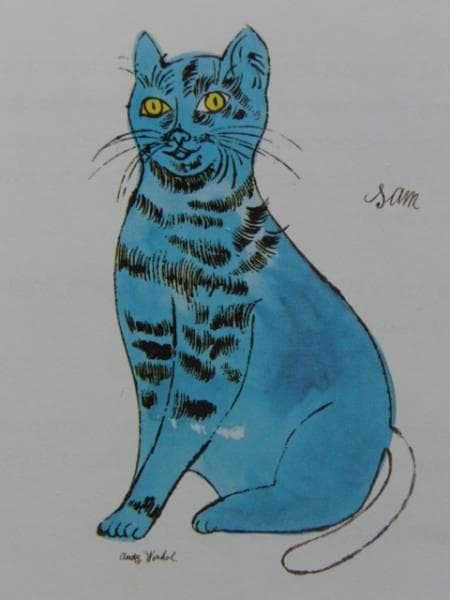 アンディ・ウォーホル、猫、超希少画集画、新品額装付、状態良好 アンディ・ウォーホル 猫の絵 - メルカリ