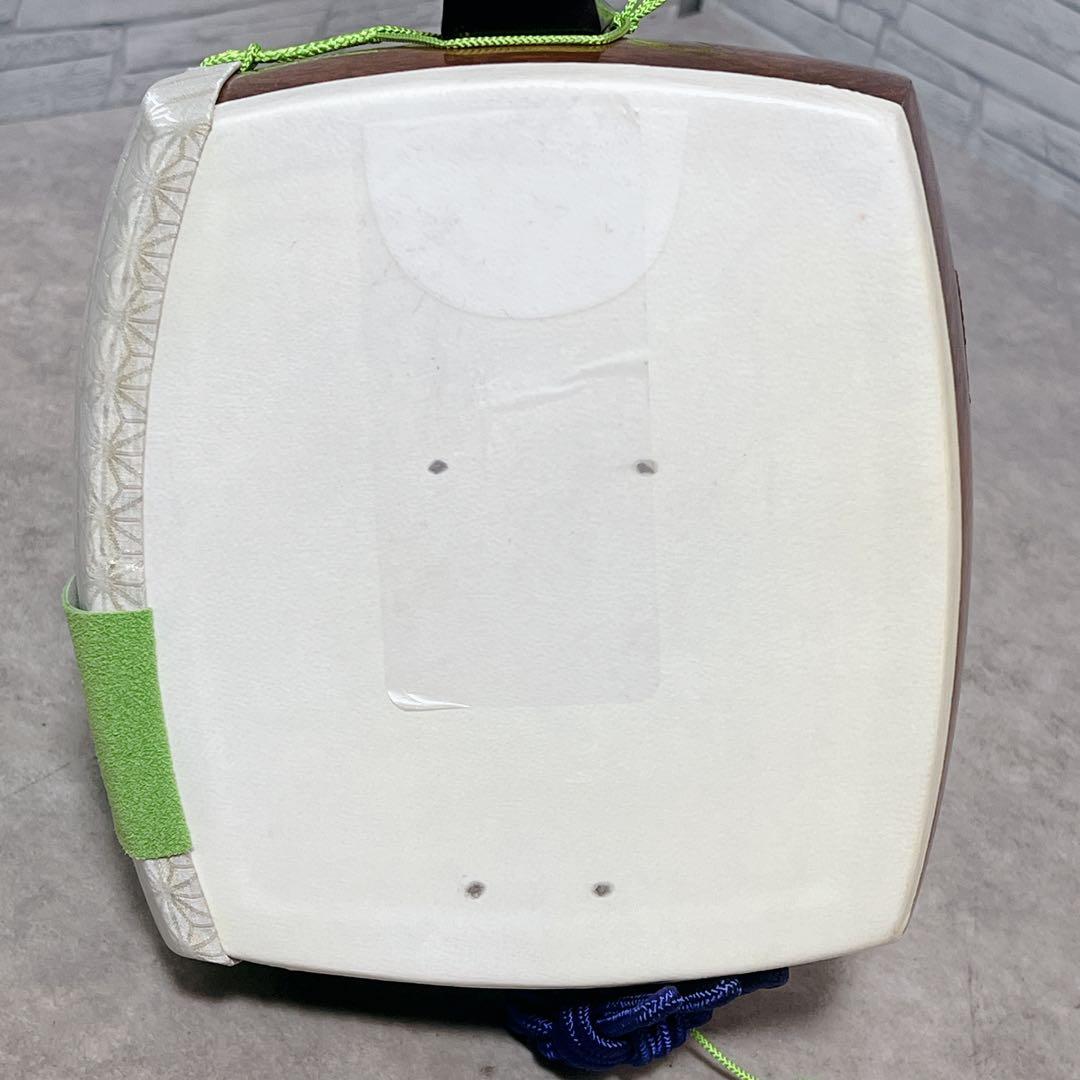 長唄 三味線 細棹 2.6cm 両面 犬皮 三味線立て スタンド付属 和楽器