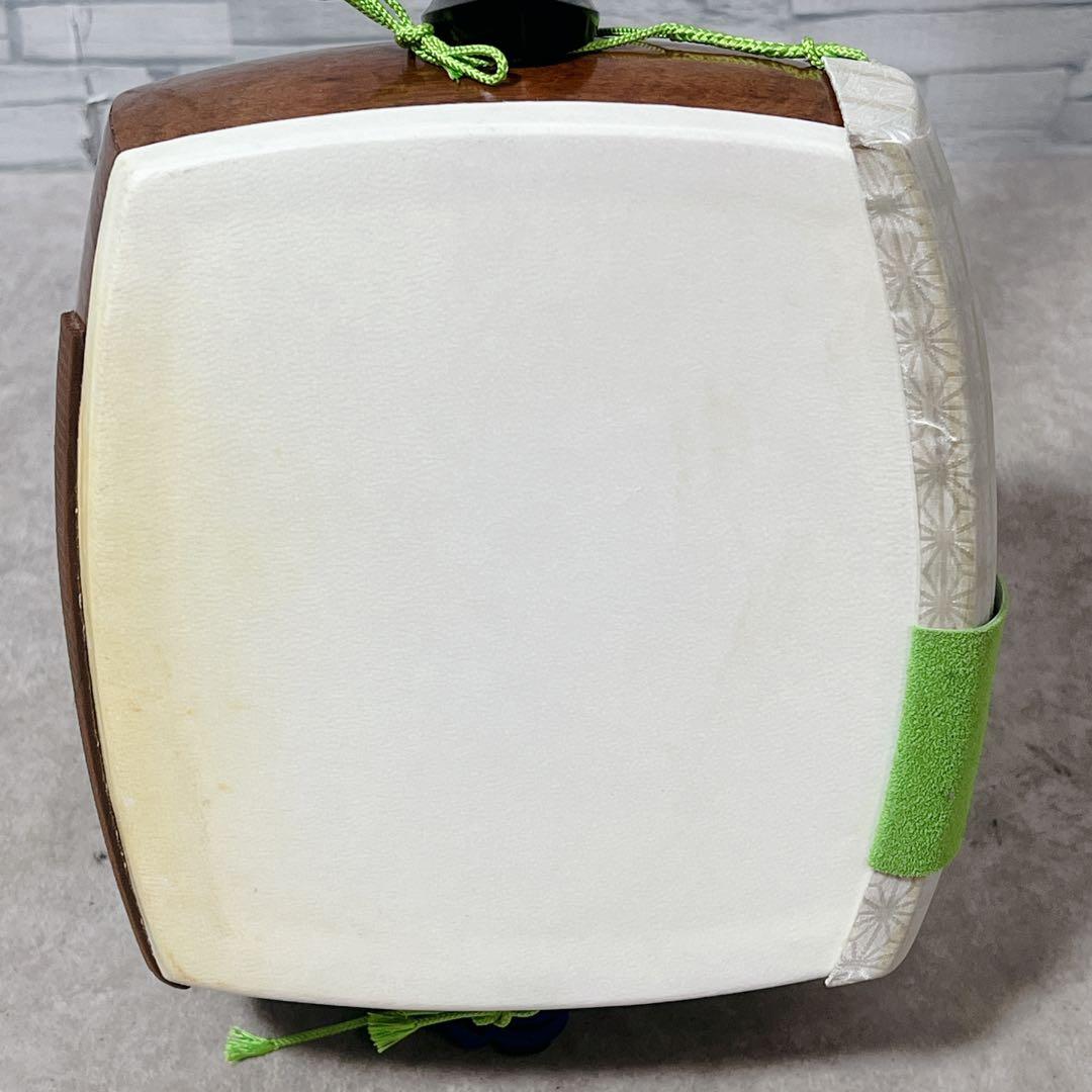 長唄 三味線 細棹 2.6cm 両面 犬皮 三味線立て スタンド付属 和楽器