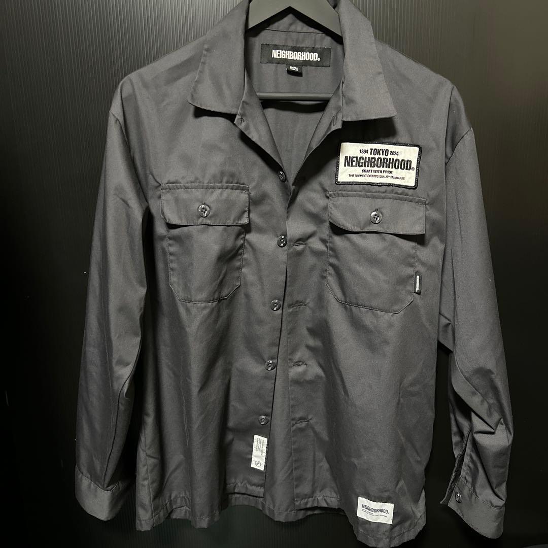 NEIGHBORHOOD 長袖シャツ チャコールグレー SMALL