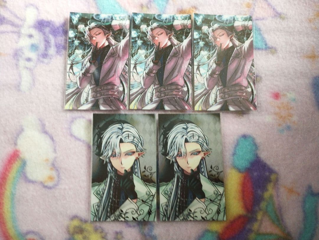 あくねこ バレンタイントレカ風カード シロ - メルカリ