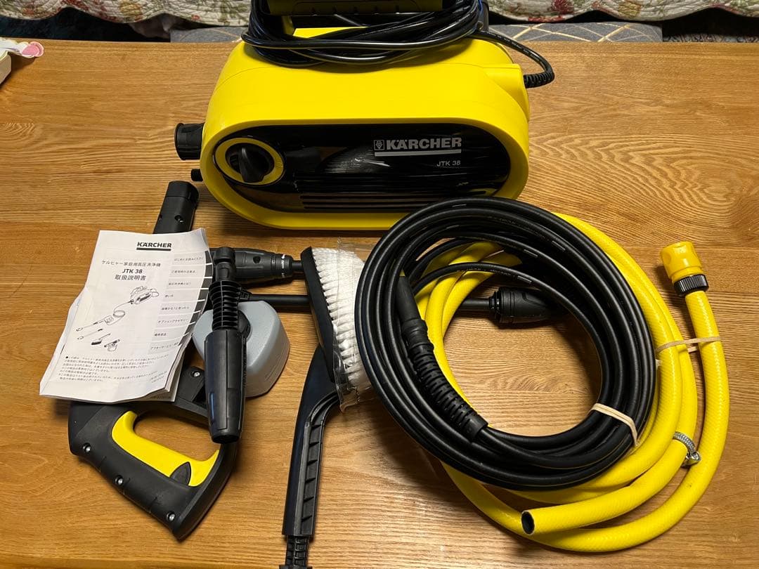 掃除機・クリーナー karcher jtk38 ケルヒャー 高圧洗浄機 家庭用高圧洗浄機 JTK38 ブラック/イエロー