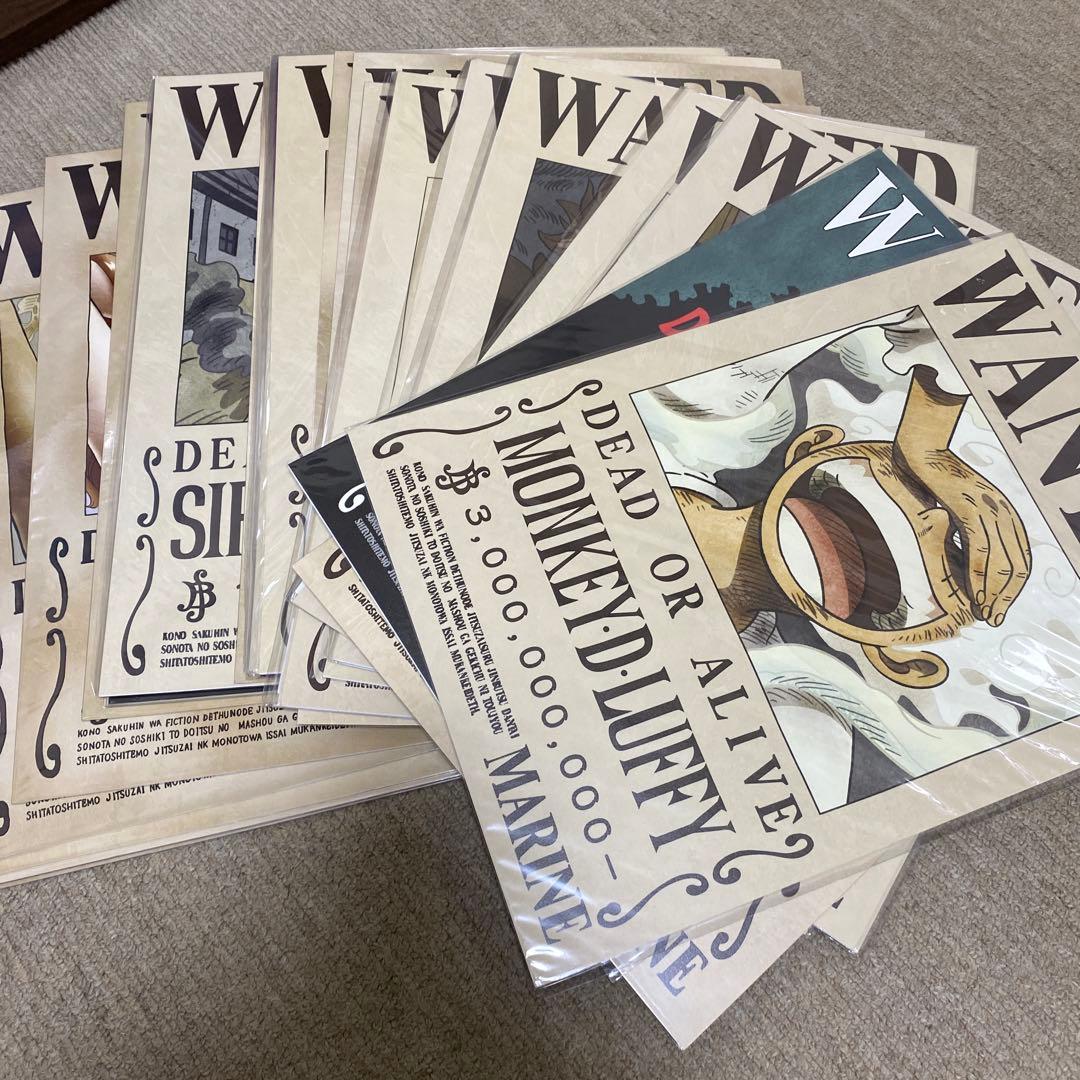 ワンピース【海軍発行公式手配書】