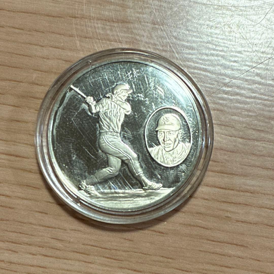 【王貞治】通算800号ホームラン記念メダル Amazon | 王 貞治 800号 ホームラン 達成記念 限定 銀メダル (1978.8