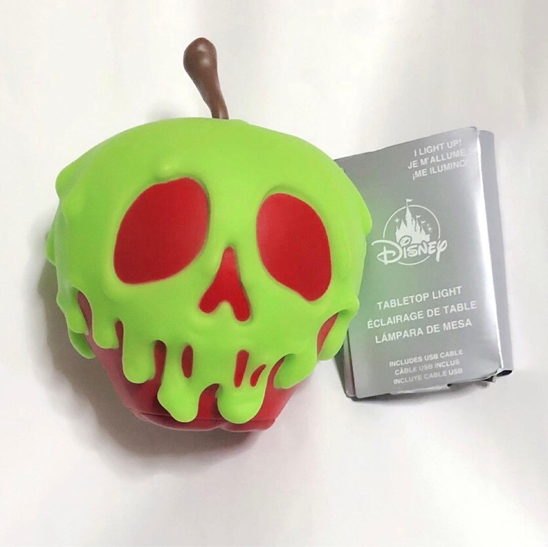 ディズニー 毒リンゴ ルームライト 白雪姫 DISNEY VILLAINS 新品