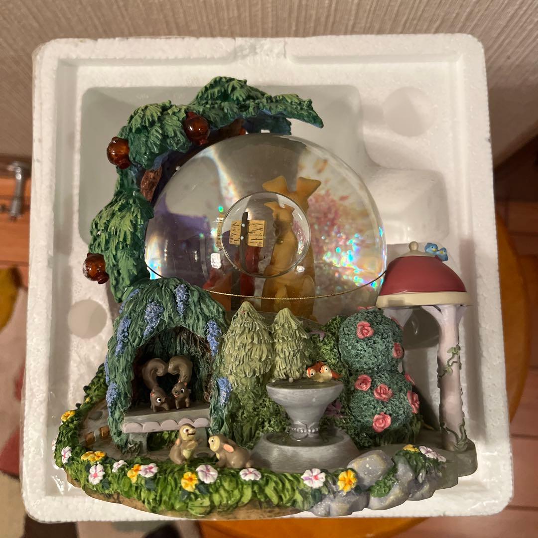 ディズニーストア わんわん物語Lady&Trumpスノーグローブ オルゴール