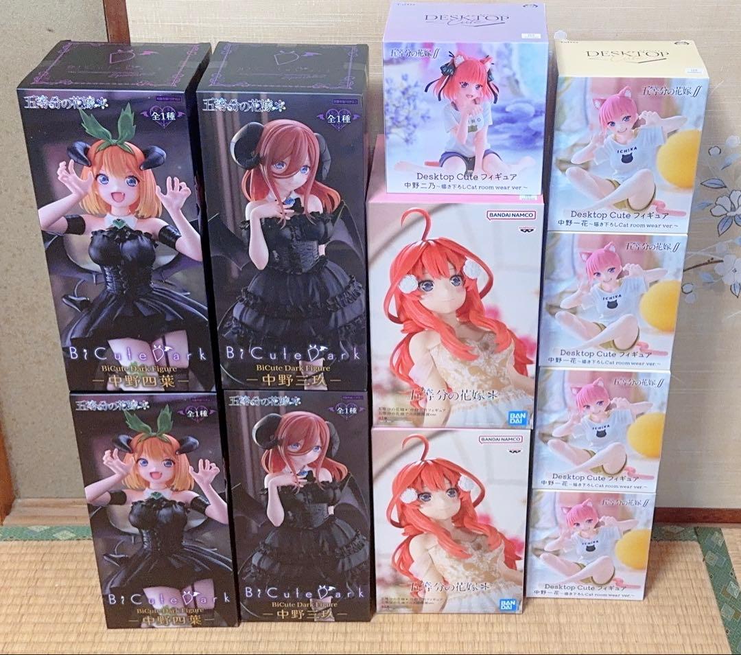5等分の花嫁プライズフィギュア 一花 二乃 三玖 四葉 五月まとめ売り11体