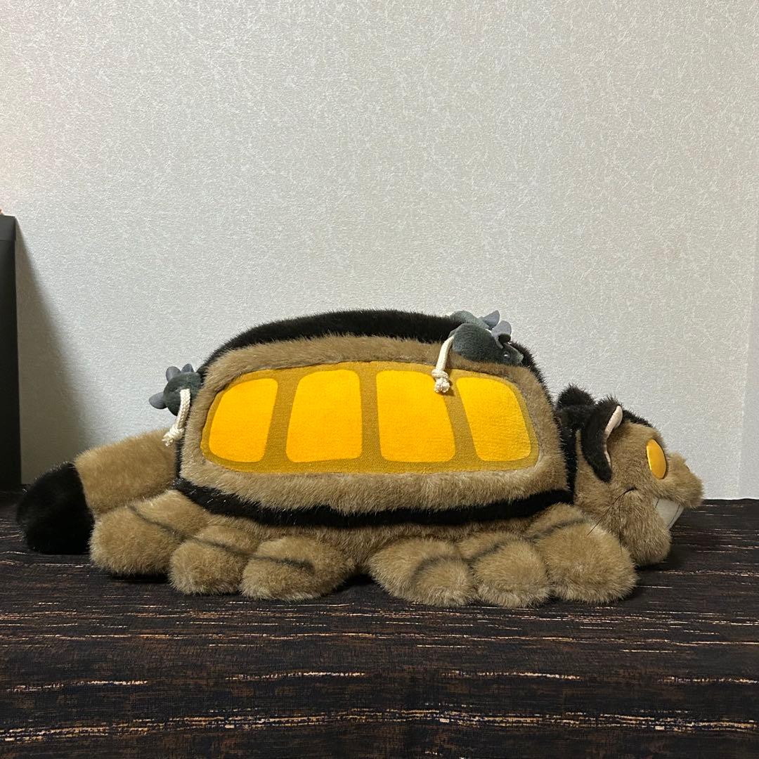 初期】ねこバス ぬいぐるみ となりのトトロ 特大 希少