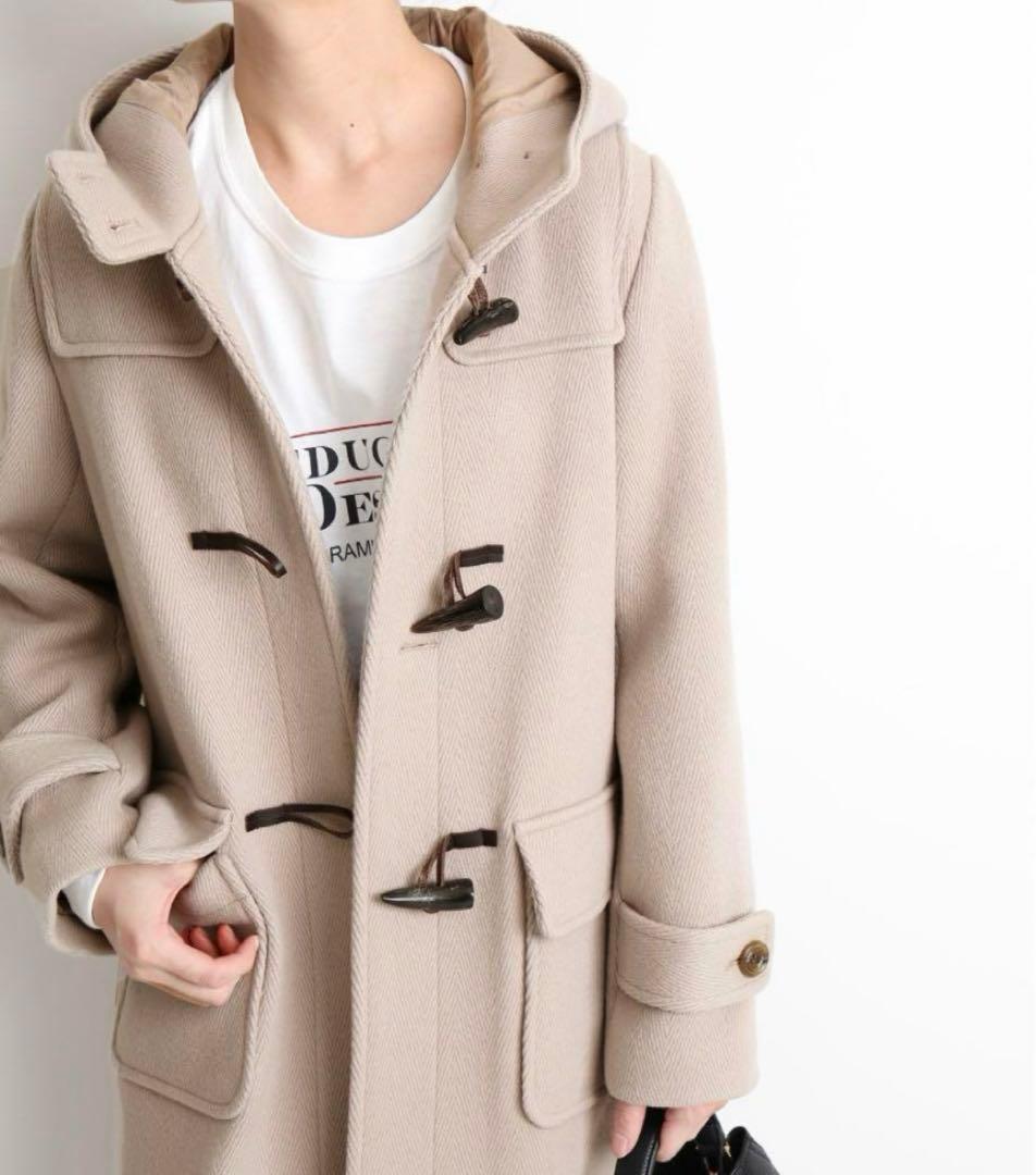 slobe iena ヘリンボーンダッフルコート スローブイエナ