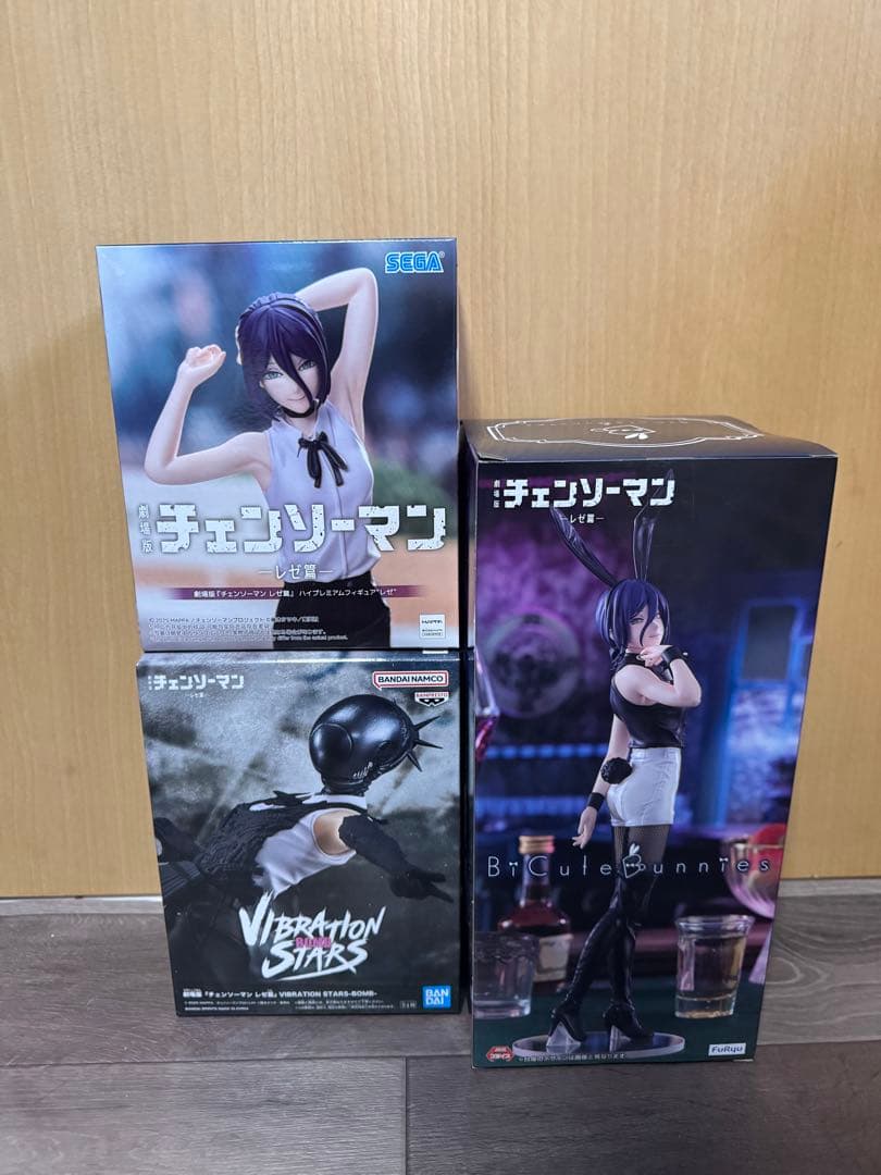 チェンソーマン レゼ3体セット　プライズ　完全未開封